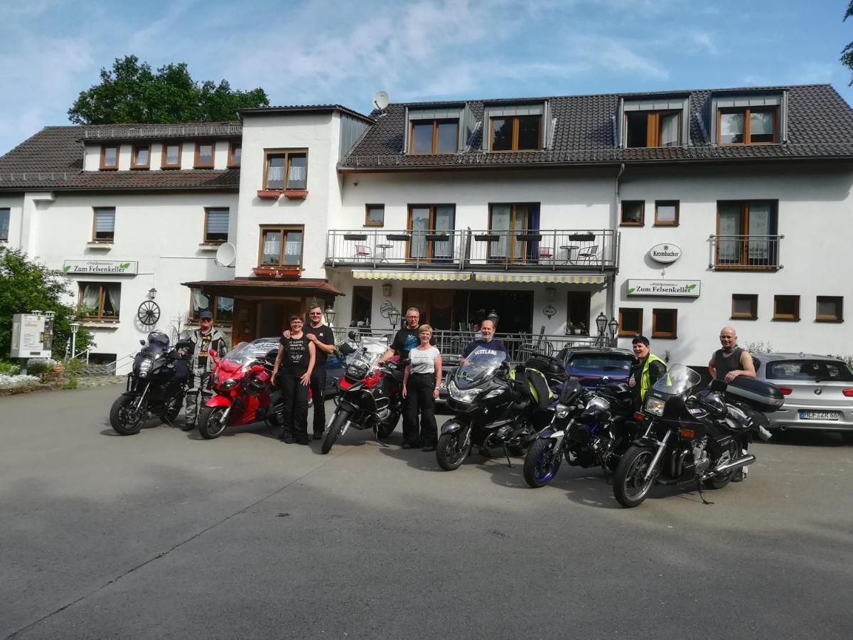 Waldpension Zum Felsenkeller Lichtenfels-Sachsenberg Εξωτερικό φωτογραφία